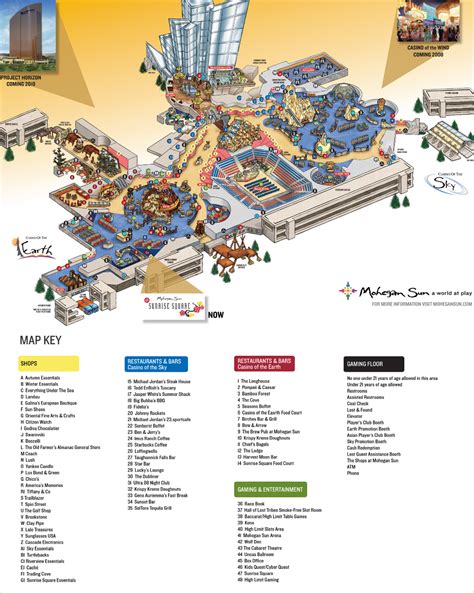 mohegan sun property map|Mohegan Sun Property Map.